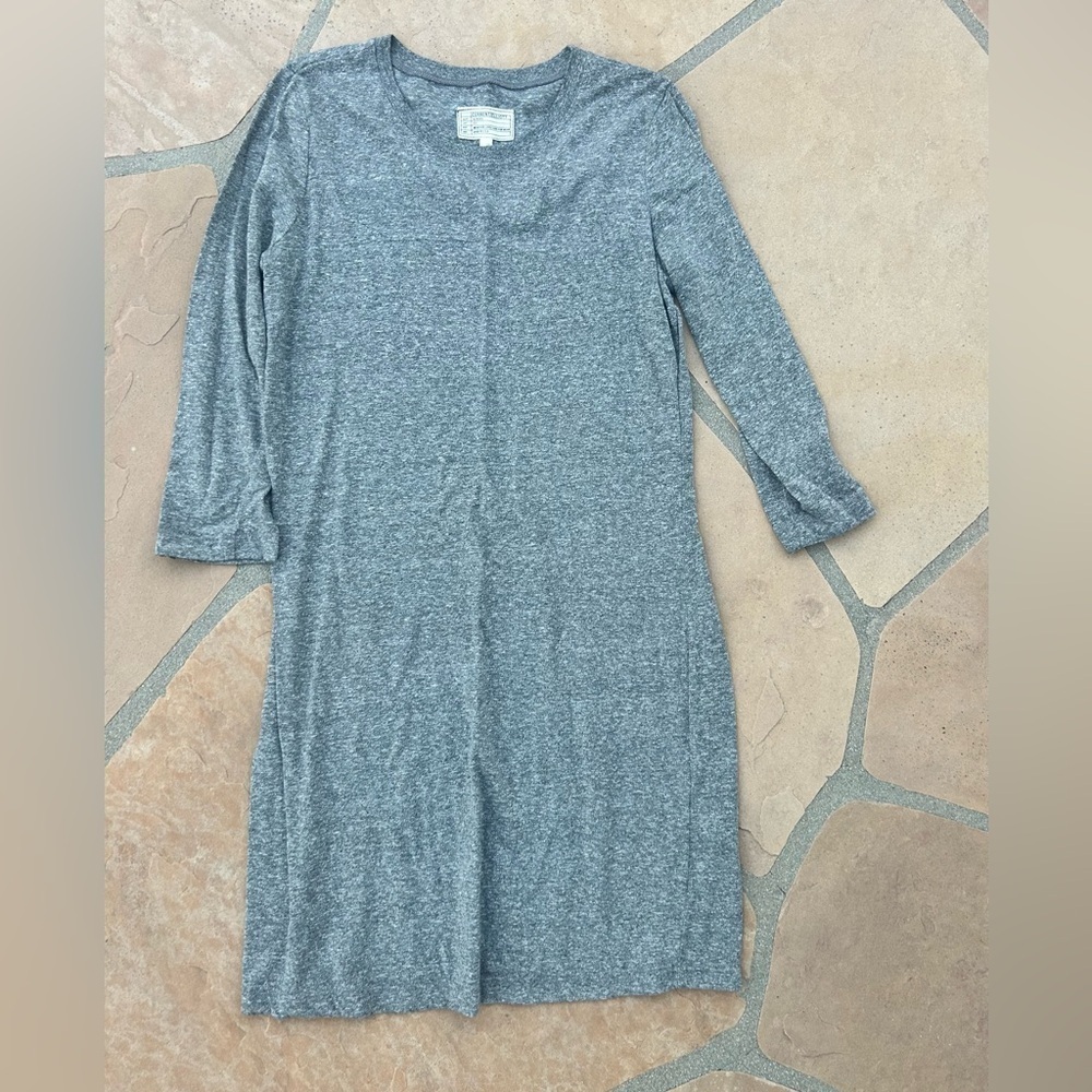 Current/Elliott Gray Long Sleeve Dress MN